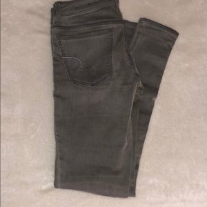 American Eagle Gray Denim Jeans